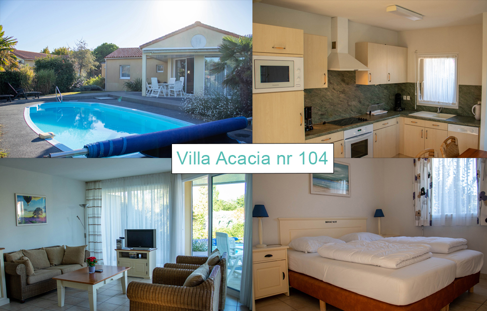 Villa-vendee - Vakantievilla in de Vendée - Les Jardins des Sables d’Olonne - Villa Acacia nr 104 compilatie