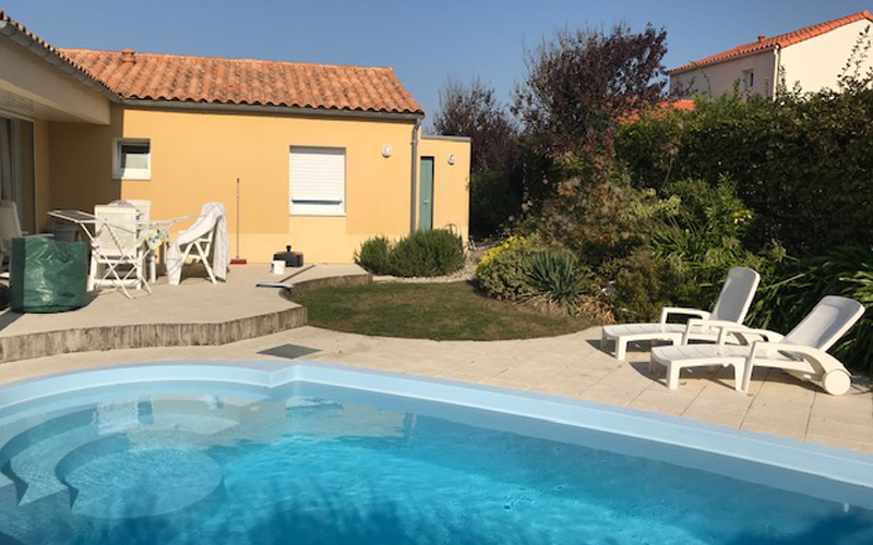 Villa-vendee - Vakantievilla in de Vendée - Les Jardins des Sables d’Olonne - Villa Acacia nr 39 zwembad