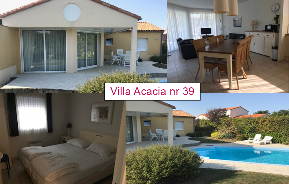 Villa-vendee - Vakantievilla in de Vendée - Les Jardins des Sables d’Olonne - Villa Acacia nr 39 compilatie